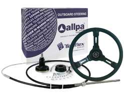 Seastar Light Duty System With Cable 9' (2.74m) + Steering Wheel Riviera Black - Ss13806 z 7 - SS13809