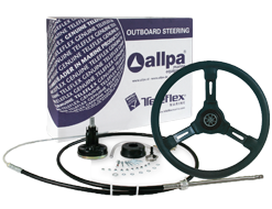 Seastar Light Duty System With Cable 11' (3.35m) + Steering Wheel Riviera Black - Ss13806 z 9 - SS13811