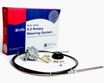 Seastar 'Nfb' (No-Feedback) 4.2 Rotary Steering System With Cable 8' (2.44m) - Ss14708 - SS14708