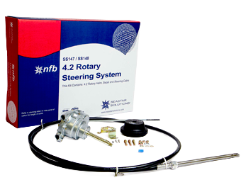 Seastar 'Nfb' (No-Feedback) 4.2 Rotary Steering System With Cable 21' (6.41m) - Ss14721 - SS14721