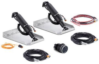 Seastar Trim Tab Set Stroke 5.7cm Actuator 25cm Edge Mount Tabs 12"X9" - Stt3233r 72dpi - STT3233R
