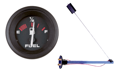 Veethree Amega Domed Fuel Meter (Sw) - Tankz - 57902E