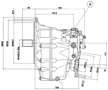 Technodrive Marine Gearbox Tm345a R=2,47:1 - Tm345a247 01 72dpi - TM345A247