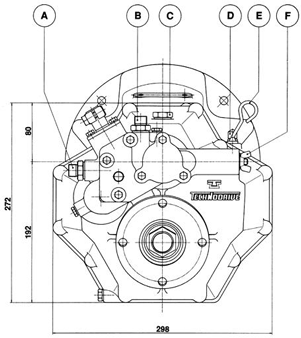 Technodrive Marine Gearbox Tm345a R=2,47:1 - Tm345a247 02 72dpi - TM345A247