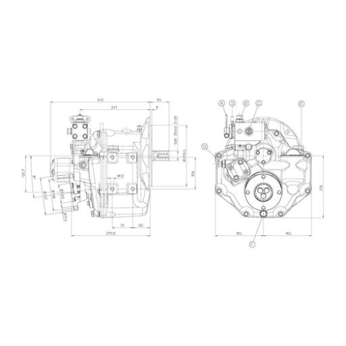 Technodrive Marine Gearbox Tm485a, R=2,40:1 - Tm485a240 01 72dpi - TM485A240