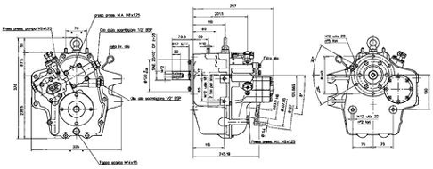 Technodrive Marine Gearbox Tm93a, R=2,09:1 - Tm93a209 01 72dpi - TM93A209