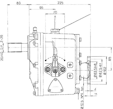 Technodrive marine gearbox TMC260, R=2,88:1 - Tmc260288 02 72dpi - TMC260288