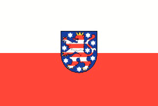 Th&uuml;ringen Flag 20x30cm - Tu2030 72dpi - TU2030