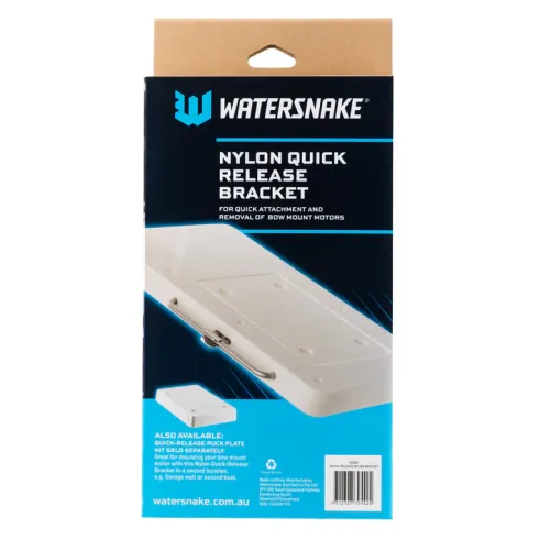 Watersnake Quick Release Bracket Nylon White - Watersnake quick release bracket white 2 - 10000786