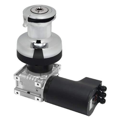 Antal Self-Tailing Bronze Chromed Electric Winch Xt44eh (2-Speed) 12v - Xt44eh12 ch - XT44EH12/CH