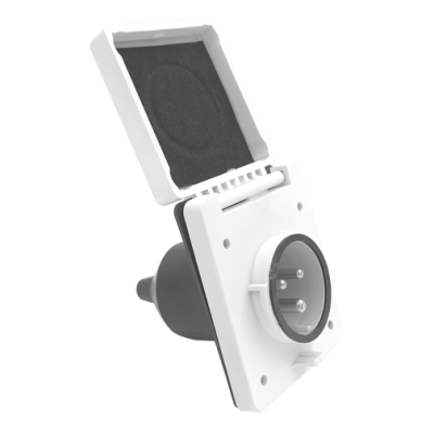 On-Board Socket For Shore Power With Plastic Housing, Ip56, 16a - Z2016002 72dpi - Z2016002